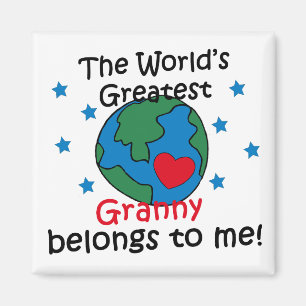 Best Granny Belongs to me Magnet