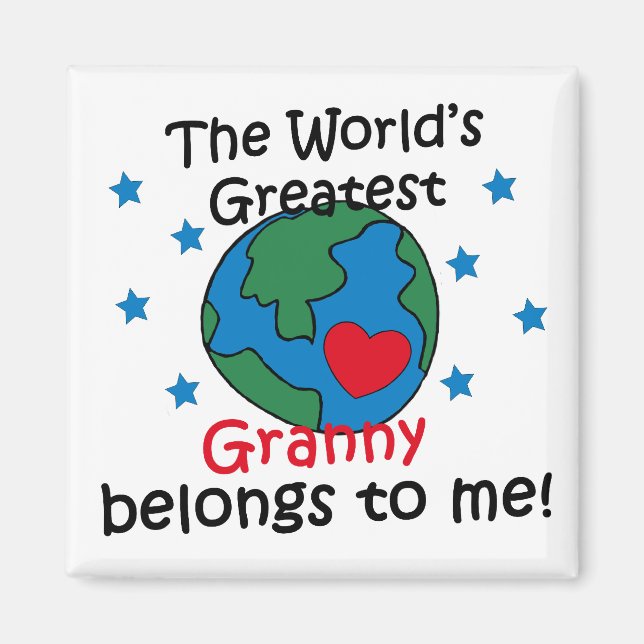 Best Granny Belongs to me Magnet (Front)