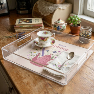Best Granny Custom Square Acrylic Tray