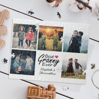 Best Granny Ever Modern Photo Collage Grandma Gift