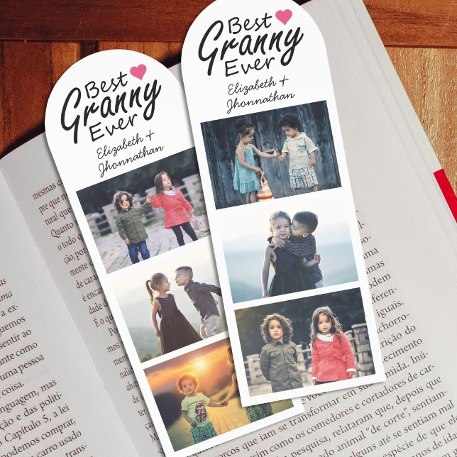 Best Granny Ever Script Custom Photo Collage Bookmarks (Creator Uploaded)
