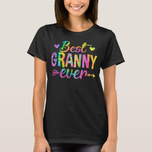 Best Granny Ever Tie Dye Mommy Mom Mama Motheru201 T-Shirt