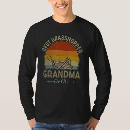 Best Grasshopper Grandma Ever Retro  Mothers Day T_Shirt