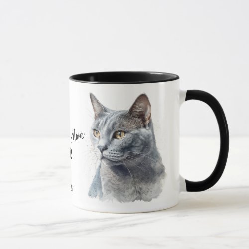 Best Gray Cat Mom Ever Mug