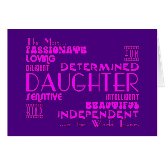 Best & Greastest Daughters Birthdays : Qualities (Front Horizontal)