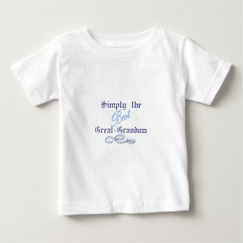 Best Great Grandma Baby T_Shirt