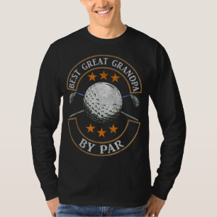 Best Great Grandpa By Par Golf Lover Sports Father T-Shirt