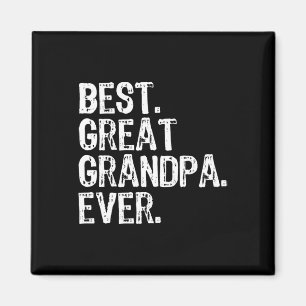 Best Great Grandpa Ever Family Fun Cool  Magnet