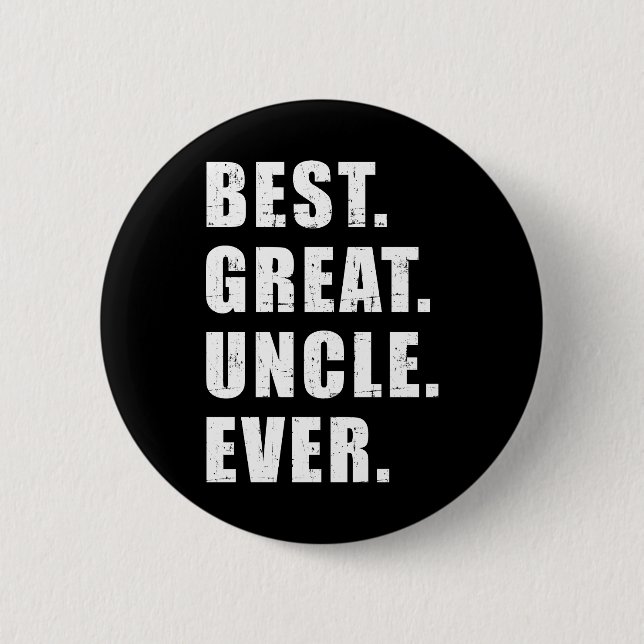 Best great uncle ever button (Front)