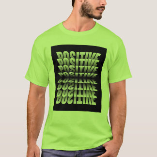 best green t-shirt stay optimistic and positive to