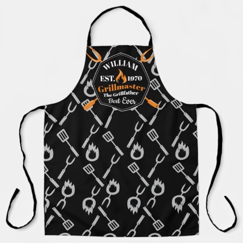 Best Grillmaster Ever Custom For Him Apron