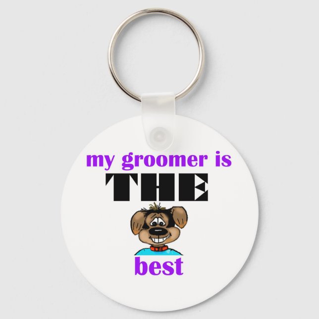 Best Groomer Keychain (Front)