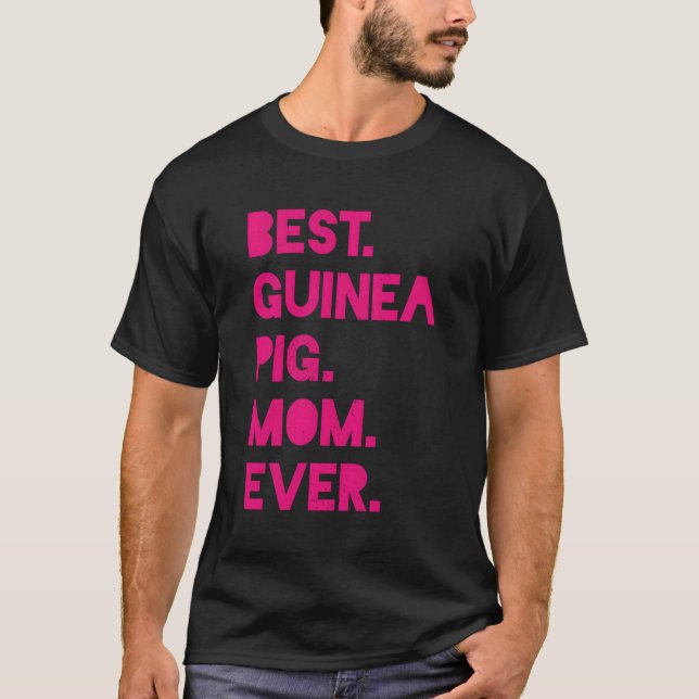 Best Guinea Pig Mom Womens Pet Lover Hoodie T-Shirt (Front)