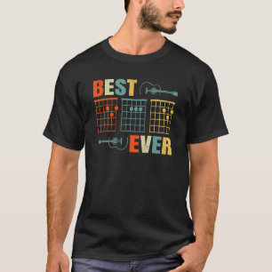 Best Guitar Dad Ever Chords Best Dad Guitar Guitar T-Shirt