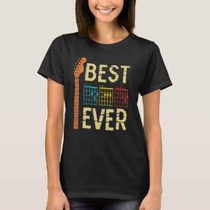 Best Guitar Dad Ever Chords Best Dad Guitar Guitar T-Shirt