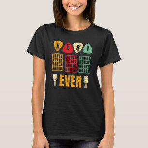 Best Guitar Dad Ever Chords Best Dad Guitar Guitar T-Shirt