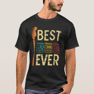 Best Guitar Dad Ever Chords Best Dad Guitar Guitar T-Shirt