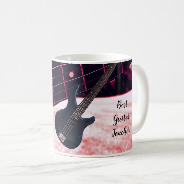 Best Guitar Teacher Coffee Mug (Front Right)
