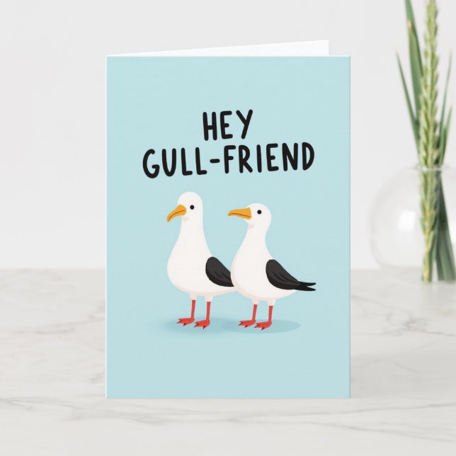 Best Gull Friend Card (Front)