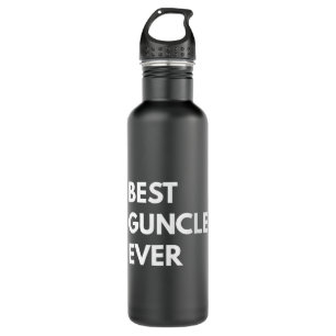Best Guncle Ever LGBT Pride Stainless Steel Water Bottle