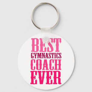 Best Gymnastics Coach Ever Keychain
