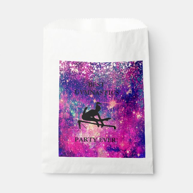 BEST GYMNASTICS PARTY EVER! 50 FAVOR BAGS! BAG (Front)
