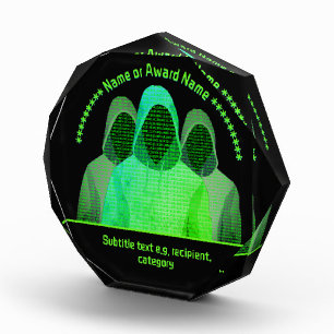 Best Hacking / Pen Testing Cyber Student or Team Acrylic Award