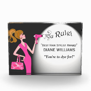 "Best Hair Stylist" Award - You're to dye for!