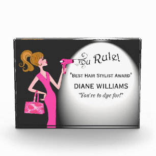 "Best Hair Stylist" Award - You're to dye for!