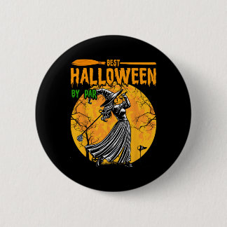 Best Halloween By Par Witch Golf Button