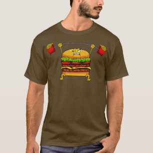 Best Hamburger Art Men Women Cheeseburger Fast Foo T-Shirt
