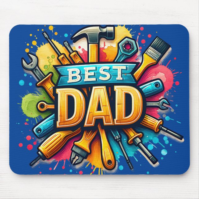 Best Handyman Dad  Mouse Pad (Front)