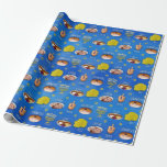Best Hanukkah Wrapping Paper Ever!<br><div class="desc">Have the happiest of Hanukkahs with this one of a kind wrapping paper! It's got all your Hanukkah favorites. Show Bubby you care with this wonderful artistic wrapping paper. L'chaim!</div>