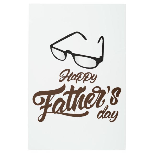 Best Happy Father's Day Design Metal Art (Front)