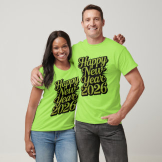 Best Happy New Year 2026 Wishes for Friends T-Shirt