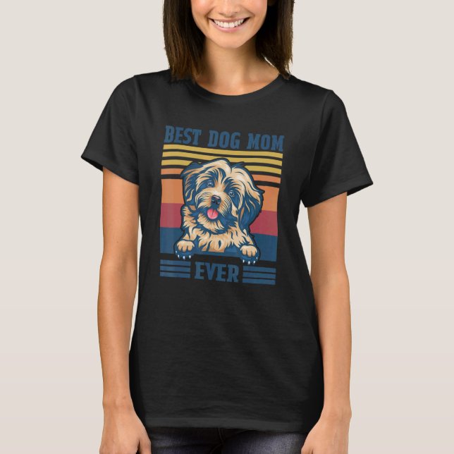 Best Havanese Mom Ever  Dog Mom Mother's Day T-Shirt (Front)