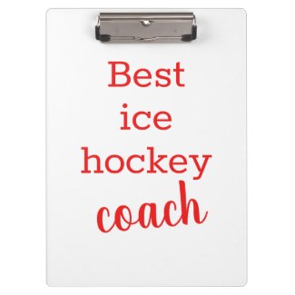 Best hockey coach gift - clipboard