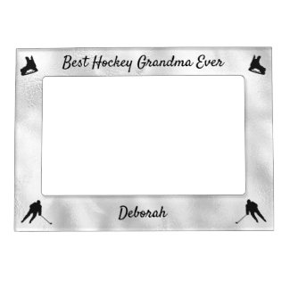 Best Hockey Grandma frame picture silver color