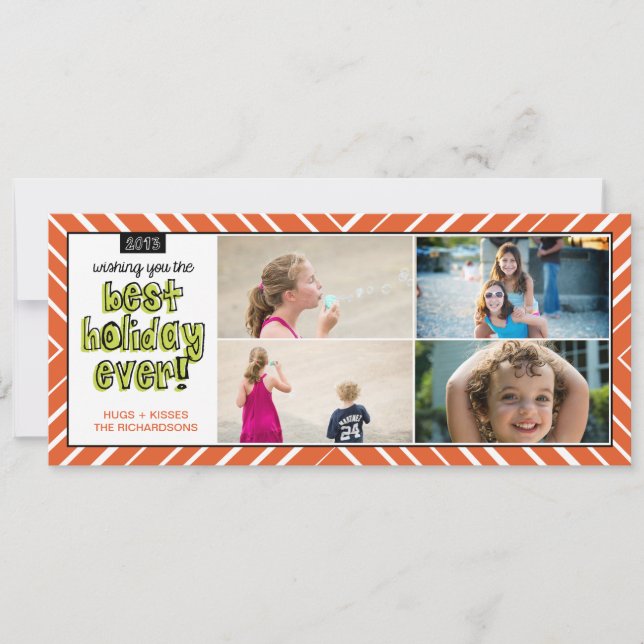 Best Holiday Ever x4! Card (Front)