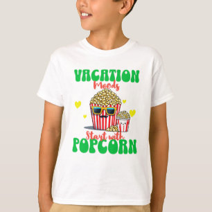 Best holiday gift for vacation and popcorn lovers T-Shirt