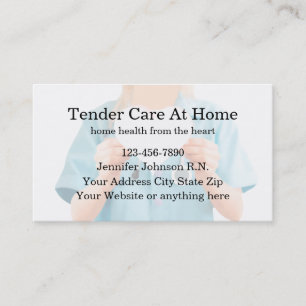 Best Home Health Medical Nurse Business Card