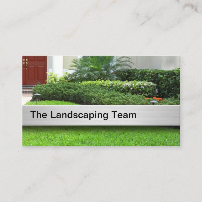 Best Home Landscaping Business Card (Front)