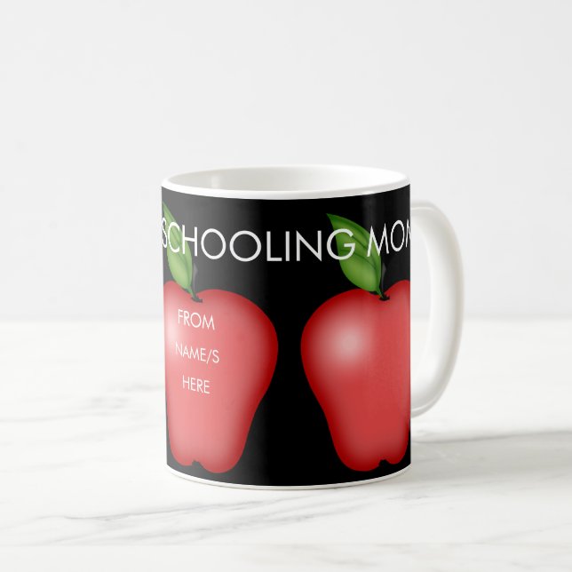 BEST HOMESCHOOLING MOM COFFEE MUG (Front Right)