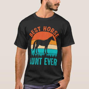 Best Horse AUNT EVER Vintage T-Shirt