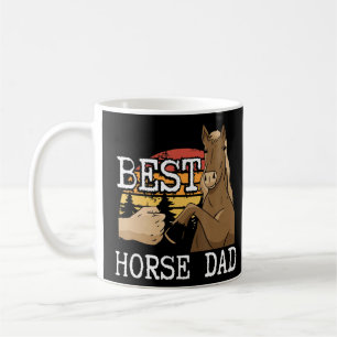 Best Horse Dad Father's Day Animal Horse Farm Owne Coffee Mug