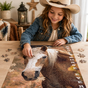 Best Horse Ever Personalized Photo Jigsaw Puzzle