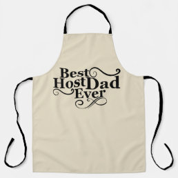 Best host dad ever funny fathers day gift apron