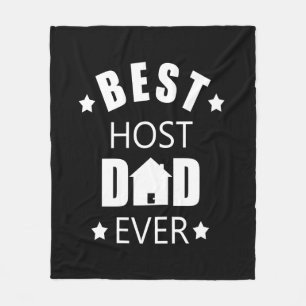 Best host dad ever funny fathers day gift ideas fleece blanket