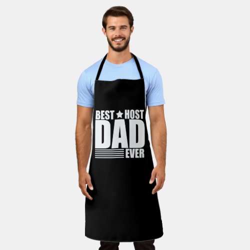 Best host dad ever funny fathers day gifts apron