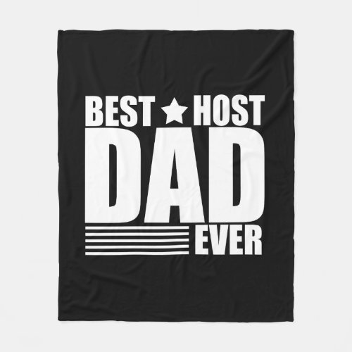 Best host dad ever funny fathers day gifts fleece blanket